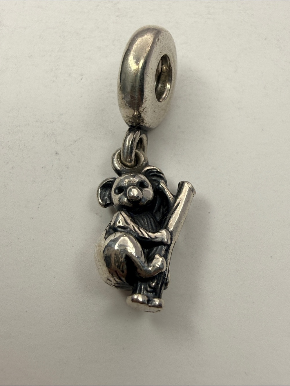 Pandora Retired Koala Dangle Charm 791085 Sterling Silver ALE S925